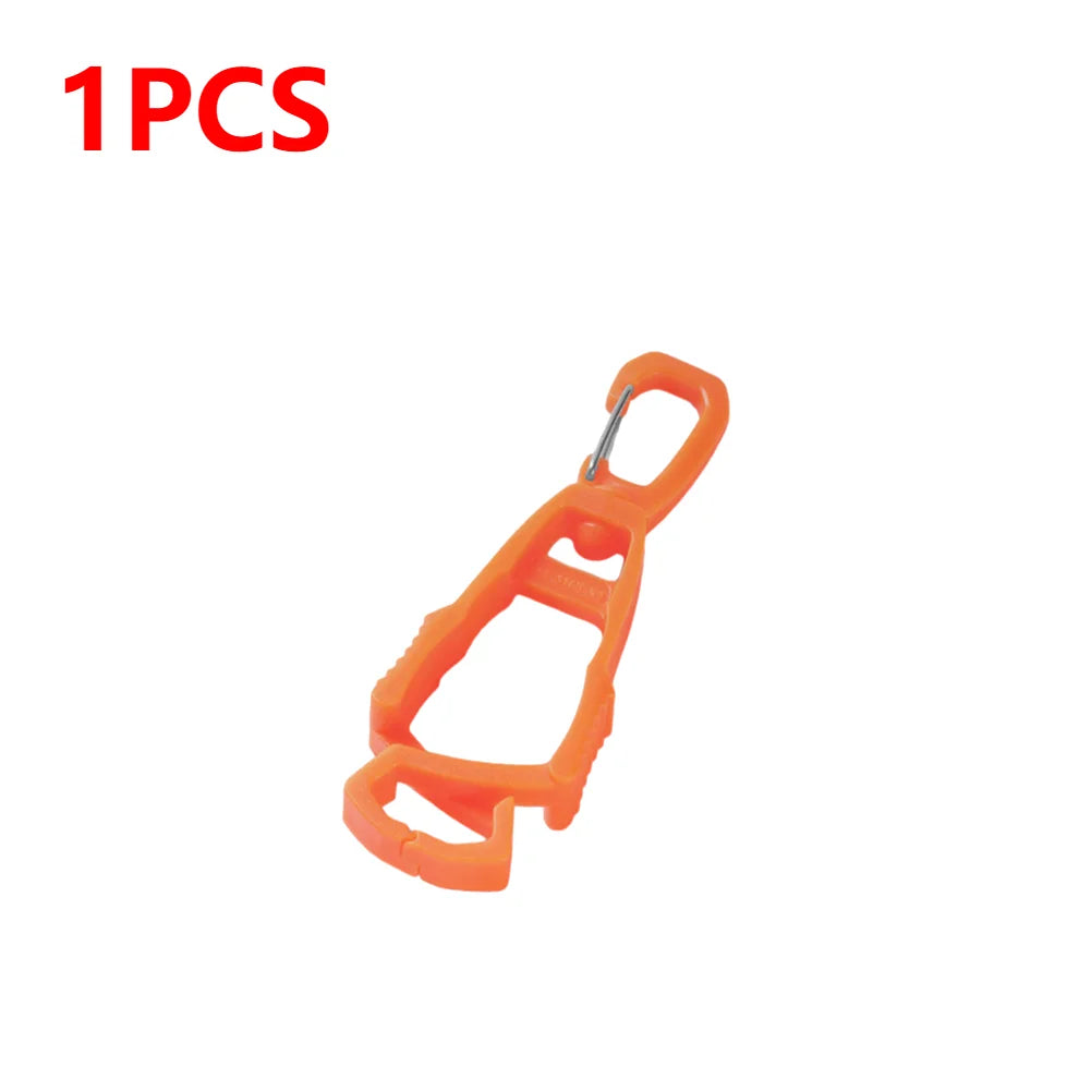 1-10pcs Glove Clips For Work Glove Holders Glove Belt Clip With Hook Portable Work Glo close-up view