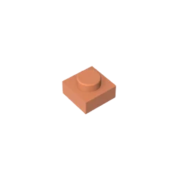 Gobricks GDS-501 Plate 1 x 1 | Compatible Building Blocks for DIY detail view