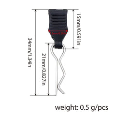 MJX Hyper Go R-type Car Shell Body Fixed Clips Pin For MJX 14210 14209 14303 14302 143 close-up view