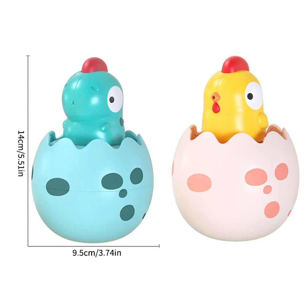 Baby bath Toys Small Yellow Duck Rain Spray Eggs Baby Children Bathroom Water Play additional angle