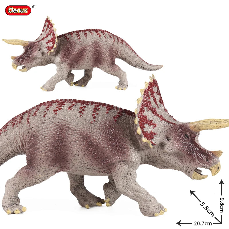 Oenux Dinosaurs World Action Figures | Savage Jurassic Indominus Rex Spinosaurus Tricera detail view