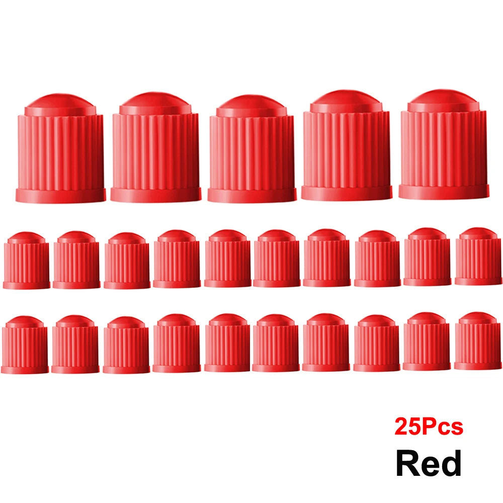 Plastic Tire Stem Valve Caps for Cars, SUVs, Trucks, Bikes and Motorcycles lifestyle view