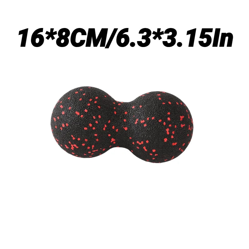 Yoga Peanut Massage Ball Set | Muscle Relaxation & Fascia Release Kit lifestyle view
