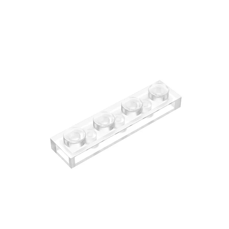 Gobricks GDS-504 Plate 1 x 4 | Compatible Building Block Pieces detail view