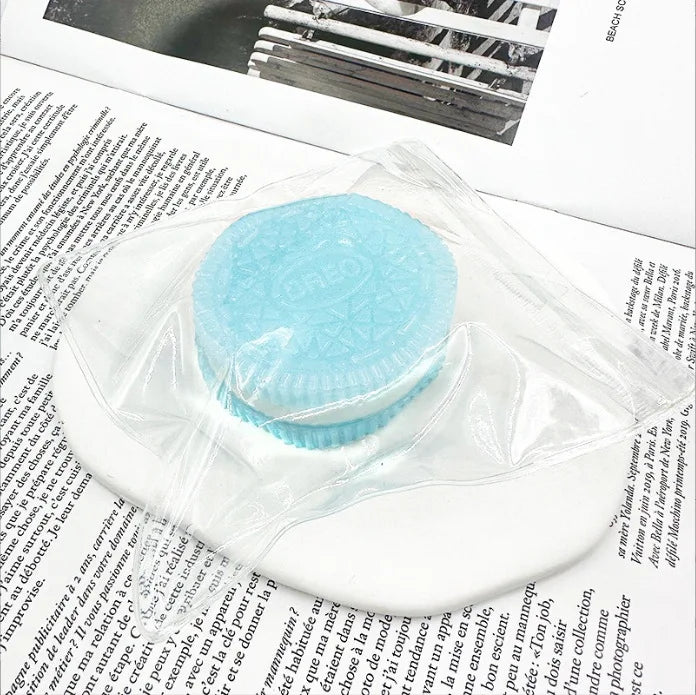 Squishy Handmade Silicone Cookies Fidget Toy | Slow Rebound Stress Relief Pinch Toy f lifestyle view
