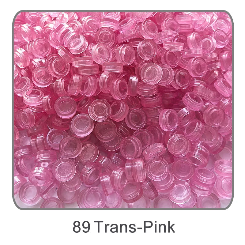 1000Pcs Tile 1x1 Round Building Blocks | 52 Color DIY Educational Creative Toy Set detail view