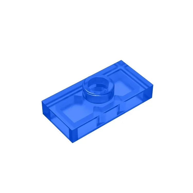 Gobricks PLATE 1X2 W. 1 KNOB | Modified Building Block Compatible with Lego 15573 additional angle