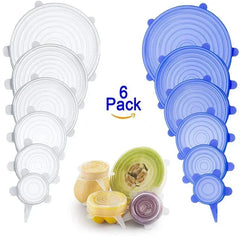 Silicone Stretch Lid Kitchen Accessories Can Be Reused Food Cover Plastic Wrap Cover Fresh-keeping S