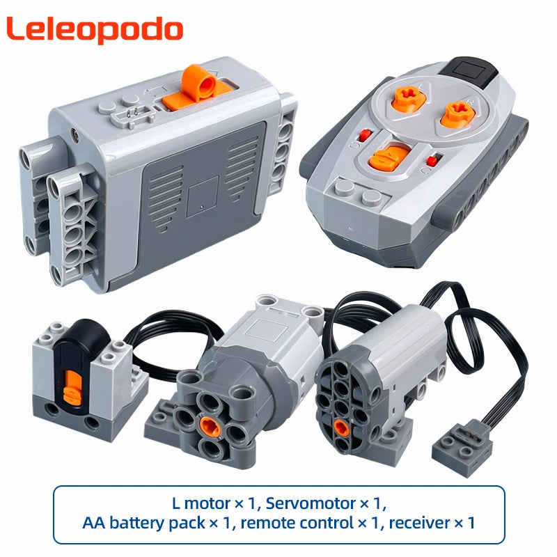 MOC Power Functions Enhanced Version M L XL Servo Red Motor Technical Part Building B alternate view