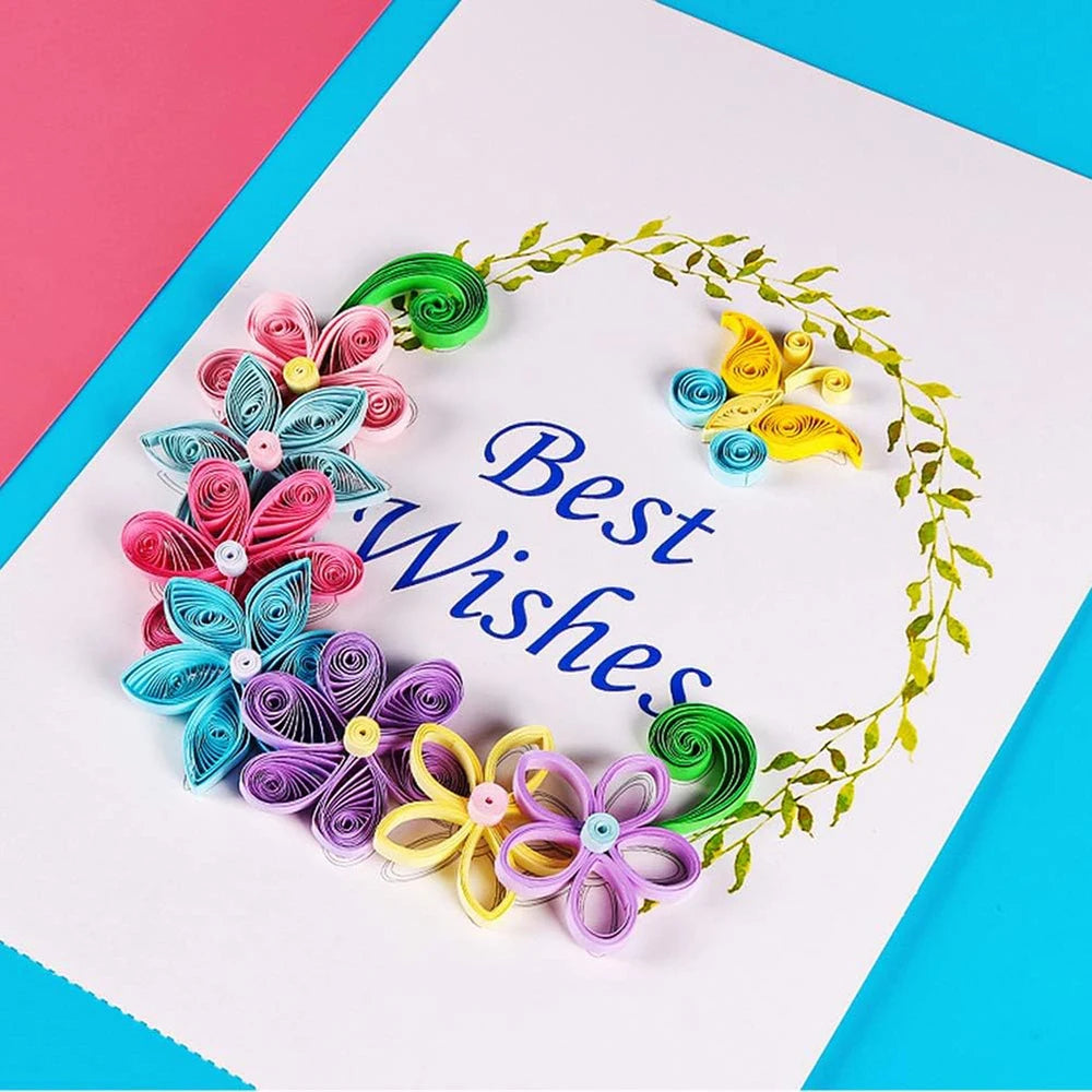 Paper Quilling Tools Set | Slotted Needle Pen Kit for DIY Paper Craft lifestyle view