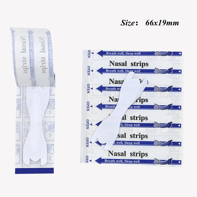 Transparent Nasal Strips 50 Pack | Anti-Snoring Nose Strips for Better Breathing alternate view