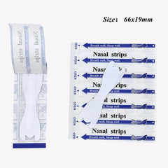 Transparent Nasal Strips 50 Pack | Anti-Snoring Nose Strips for Better Breathing alternate view