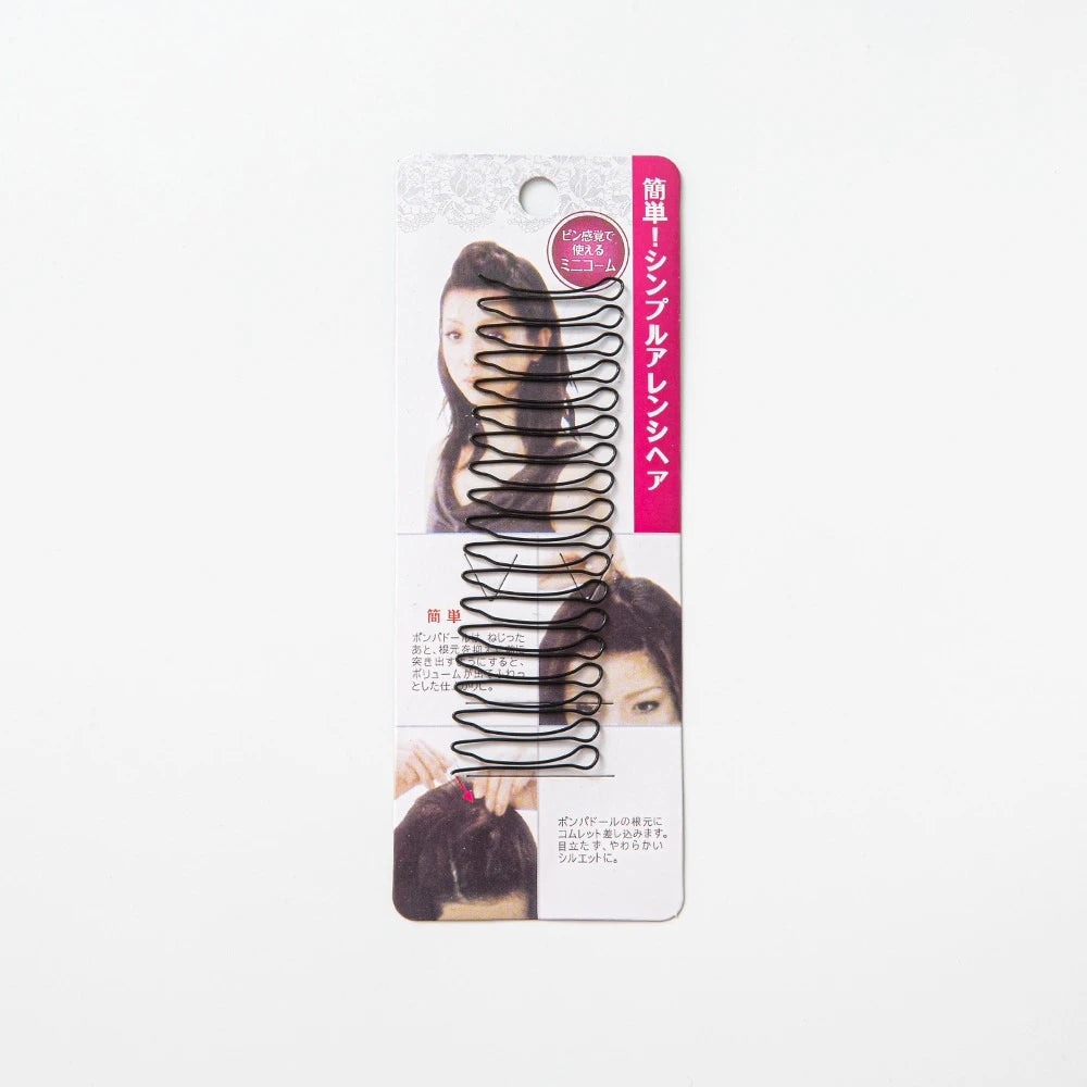 1pcs Invisible Broken Hair Hairpin Styling Accessories Tiara Tools Roll Curve Needle Bangs Fixed Insert Comb