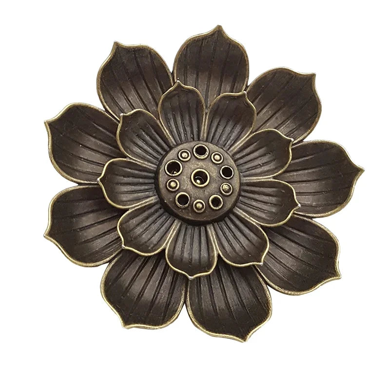 Porous Lotus Incense Holder | Zen Incense Burner Tray alternate view