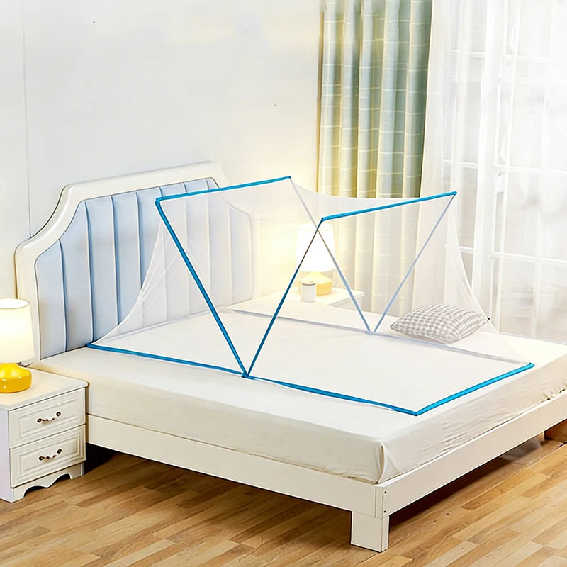 Foldable Mosquito Net for Bed | 3-Point Foldable Design with Good Ventilation detail view