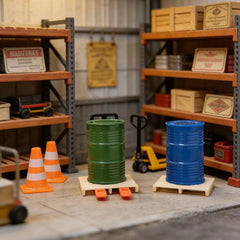 12 pcs Miniature Logistics Scene Accessories detail view
