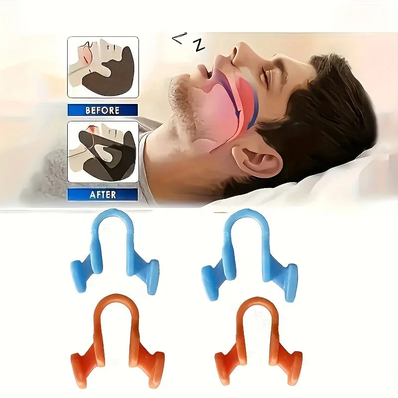 Anti-Snoring Nose Clip Device | 3-Color Sleep Aid Solution lifestyle view