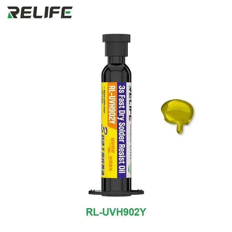 RELIFE 3 Seconds Quick Drying UV Oil | PCB Repair & Solder Mask Tool detail view