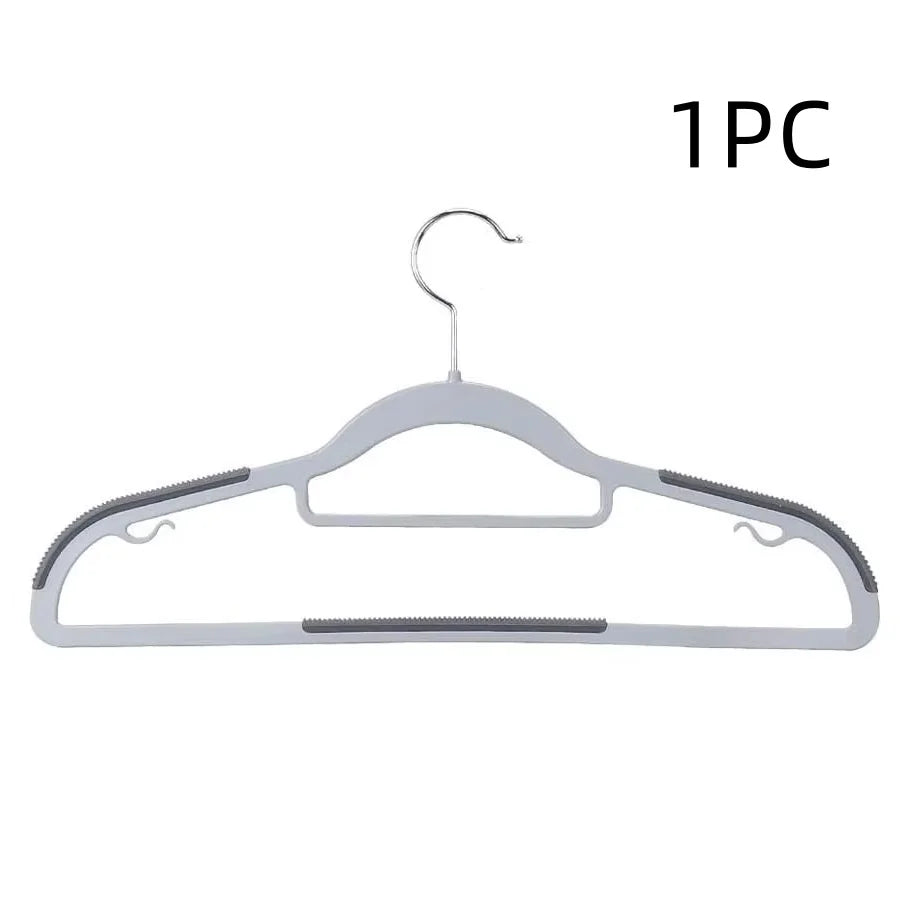 1pc-50pcs Household Clothing Storage Anti Slip Scratch Resistan Shoulder Corner Drying Rack Heavy Duty Standard Plastic Hangers