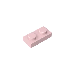 Gobricks GDS-502 Platte 1 x 2 Kompatible Bausteine | 6225 Teile für DIY-Kreationen