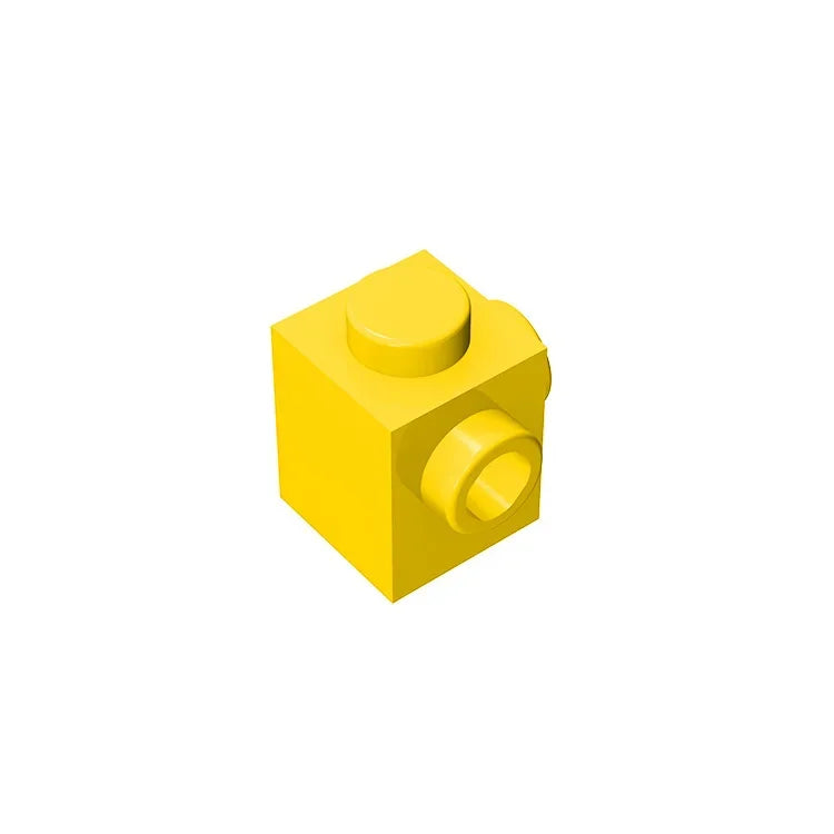 Gobricks GDS-1046 Modified Brick 1 x 1 with Studs on 2 Sides | Building Block for DIY alternate view