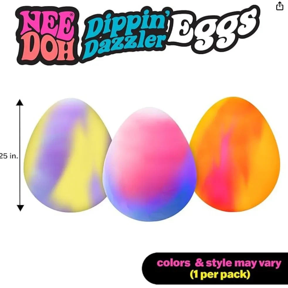 Nee Doh Surprise Box Squishy Toys | Soft Squeeze Fidget Stress Relief Party Favors close-up view