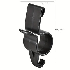 Car Trunk Organizer Hook 2pcs Black alternate view