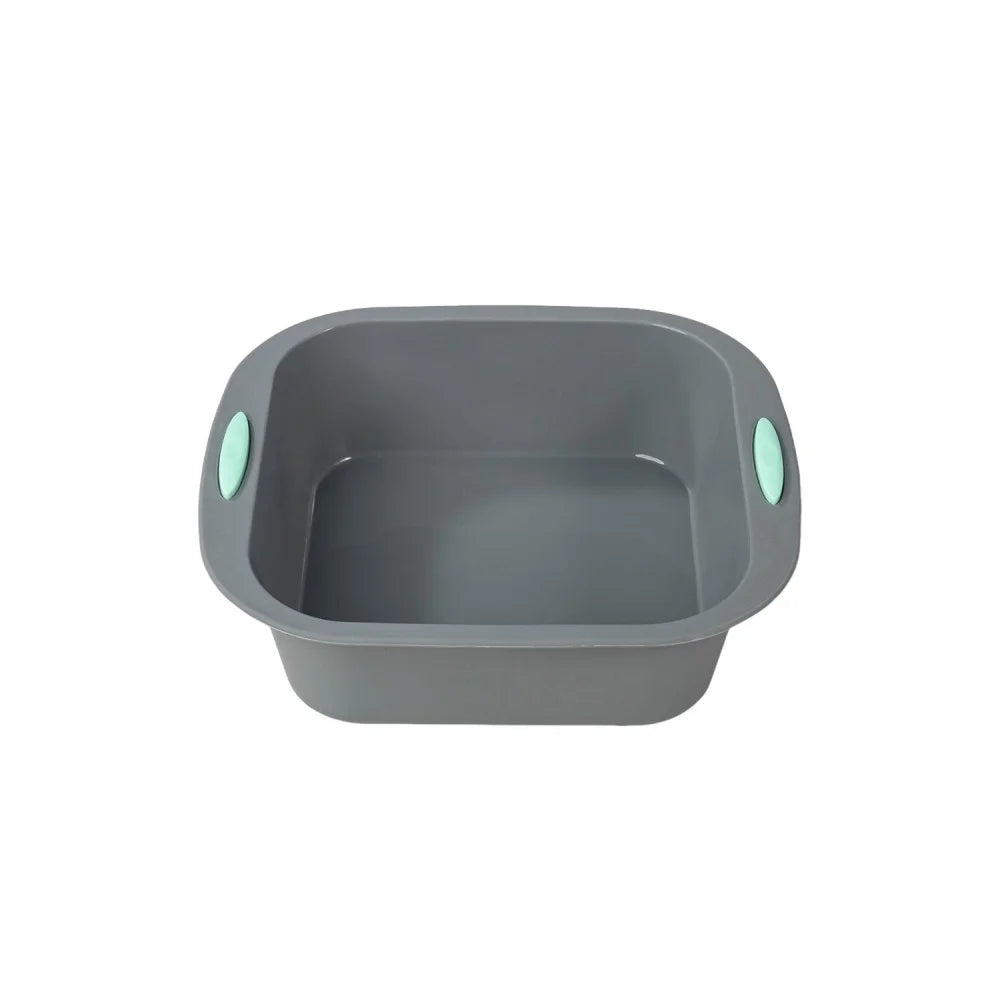 Silicone Round Cake Tray | Non Stick Baking Tray Set with Metal Reinforced Frame close-up view