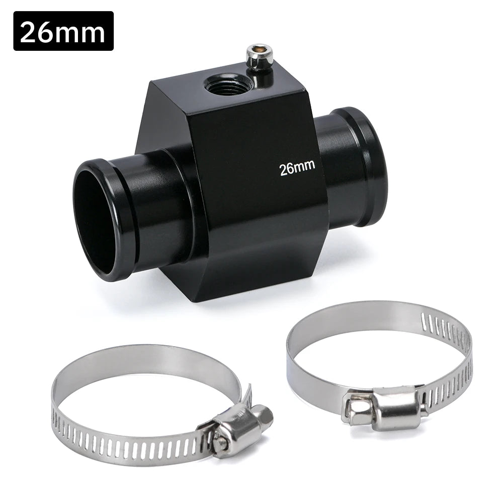 Aluminum Water Temperature Sensor Adapter 28-40mm Hose