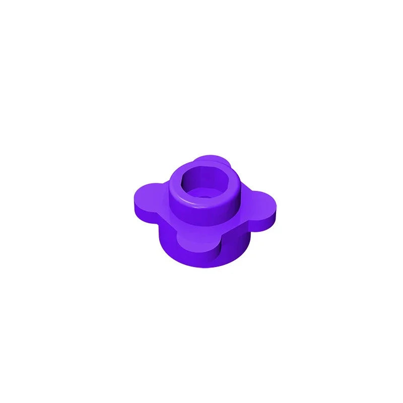 Gobricks GDS-839 Plate Round 1x1 with Flower Edge | Compatible with Lego 33291 2857 additional angle