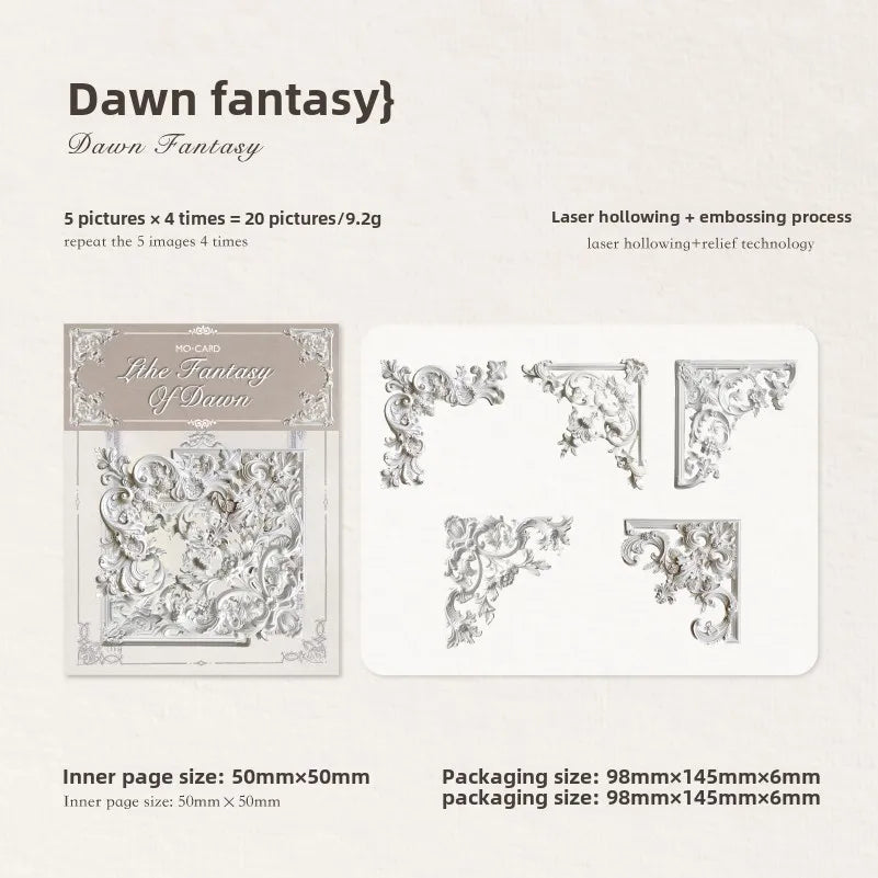 20 Pcs Decorative Paper Set | DIY Scrapbooking and Junk Journal Supplies lifestyle view