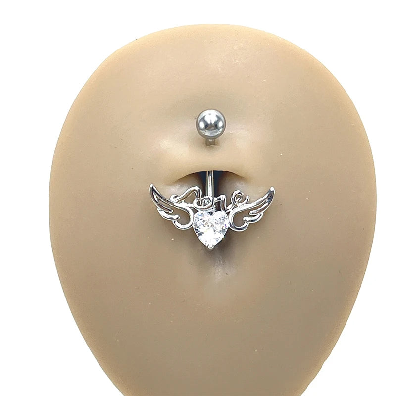 Fashion Sexy Piercing Navel Nail For Women Girls Body Jewelry Stainless Steel Belly B alternate view