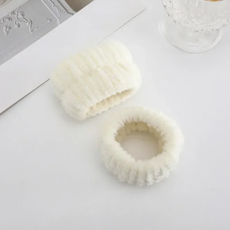 Soft Coral Fleece Headband Women Makeup Wash Face Spa Elastic Hair Band Fashion Femal alternate view