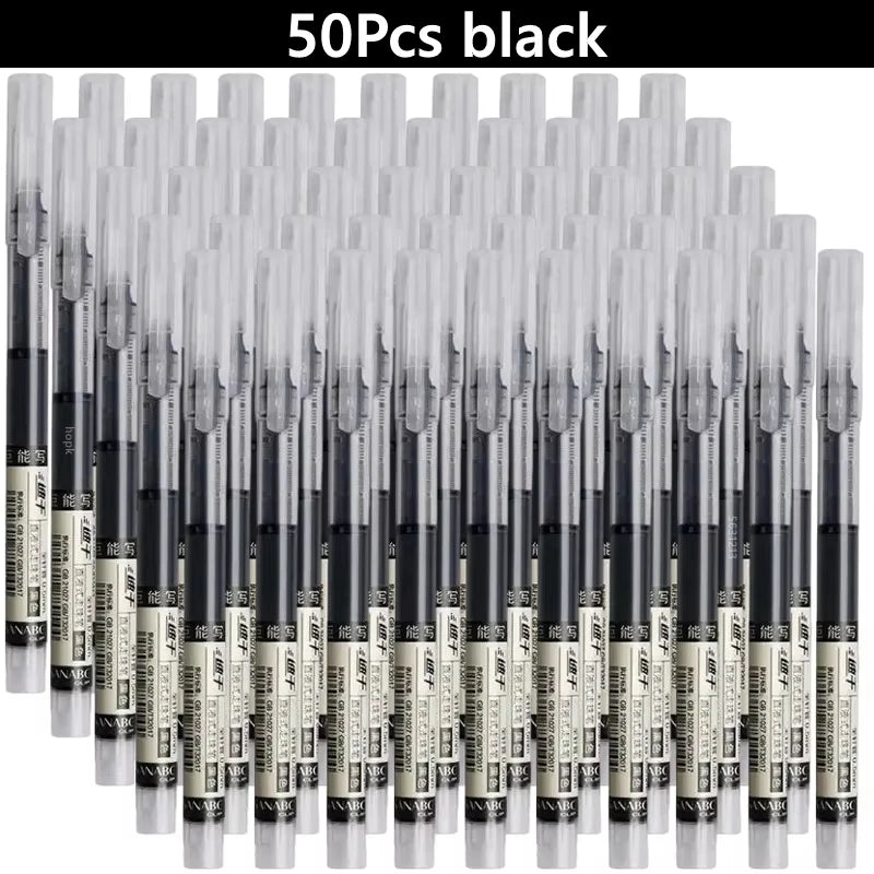 Needle Gel Pens Straight Liquid Ballpoint Pen Kawaii Stationery School Office alternate view