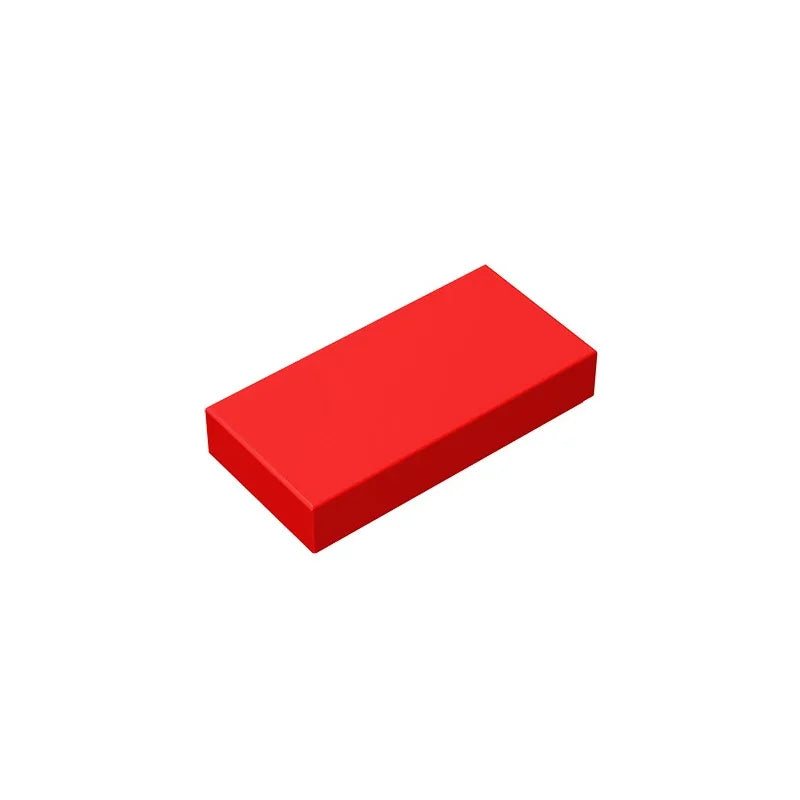 Gobricks GDS-566 Fliese 1 x 2 mit Nut | Kompatibler Baustein