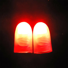 LED Light Up Finger Props | Magic Trick Thumb Lights for Parties
