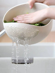 Basket Fruit Bowl Washing Drain Basket close-up view