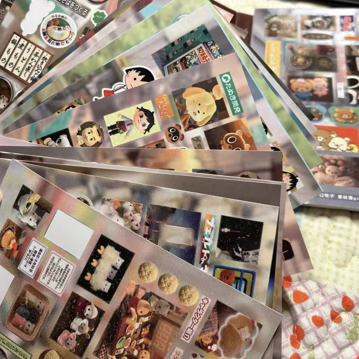 Creative Sticker Book for Diary Decoration | Japanese Style DIY Card Set alternate view