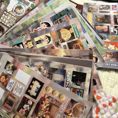 Creative Sticker Book for Diary Decoration | Japanese Style DIY Card Set alternate view