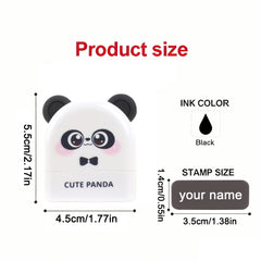 Personalized Animal Name Stamp | Custom Waterproof Clothing Label for Kids detail view