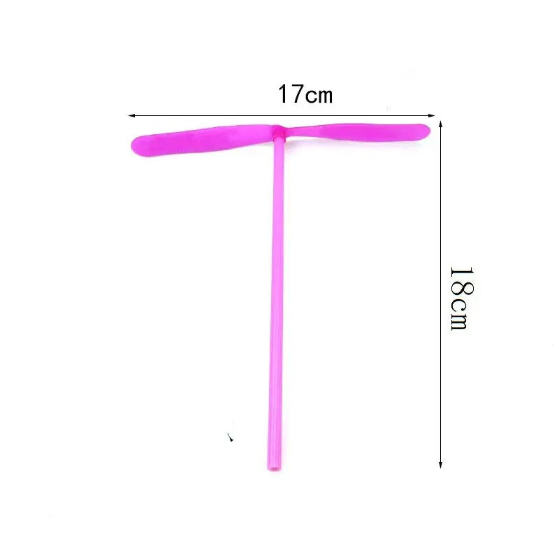 10/20pcs Novelty Plastic Bamboo Dragonfly Propeller Outdoor Classic Toy Kid Gift Ro additional angle