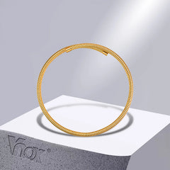 Vnox Cool Exaggerated Snake Bone Choker Necklaces for Women Lady, New Trendy Hip Hop Metal Chain Col