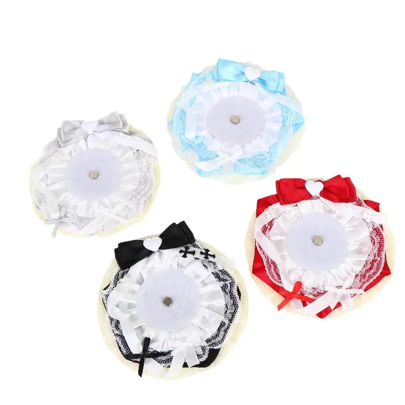 Cute Lolita Badge Display Holder For Ita Bag Anime Handmade Badge Rosette Accessory D lifestyle view