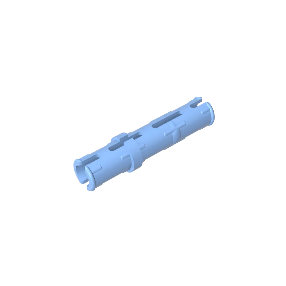 Gobricks GDS-888 Technical Pin 3L with Friction Ridges | Compatible with Lego 6558 close-up view