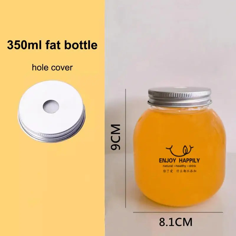 DIY Drink Shaker Bottle 1 Portable Transparent Plastic Bottle for Making Custom Milk alternate view