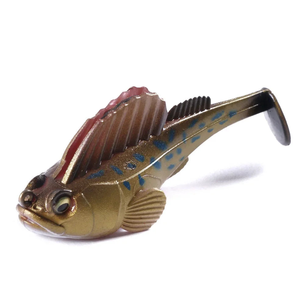 1pcs Silicone Dark Sleeper Wobbler Fishing Lure 7g 14g 20g Sinking Soft Lure Jig hook alternate view