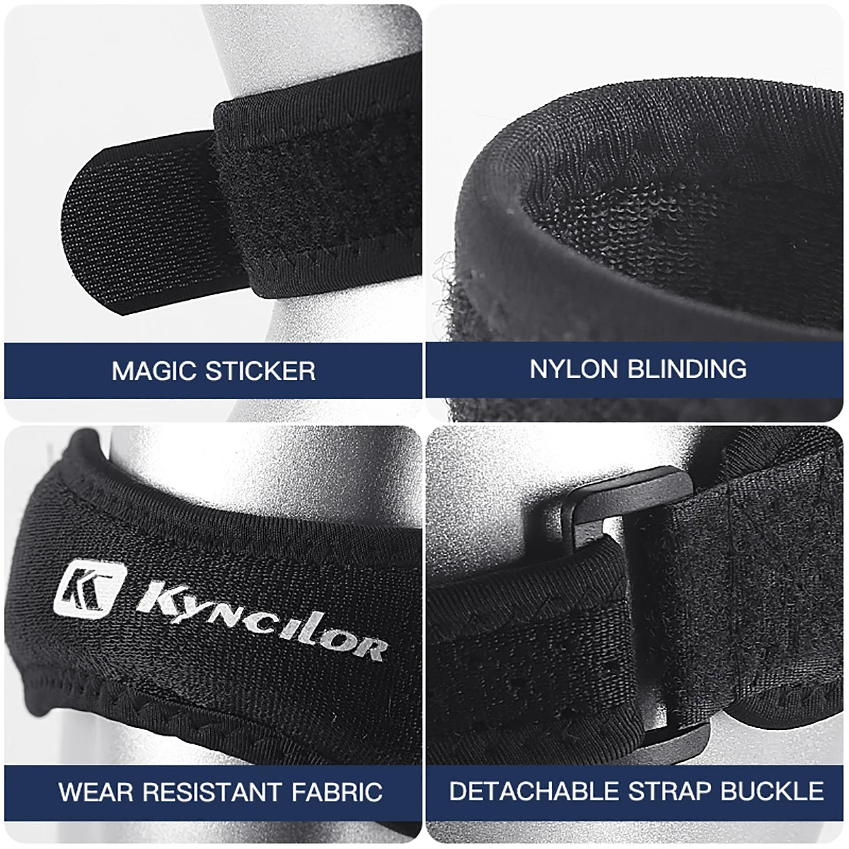 Knee Patellar Tendon Support Sleeve Brace For Basketball close-up view