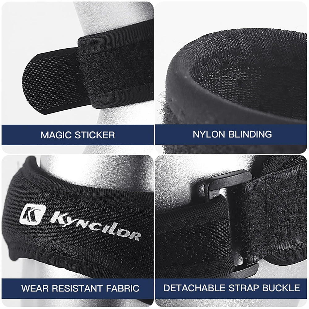 Knee Patellar Tendon Support Sleeve Brace For Basketball close-up view