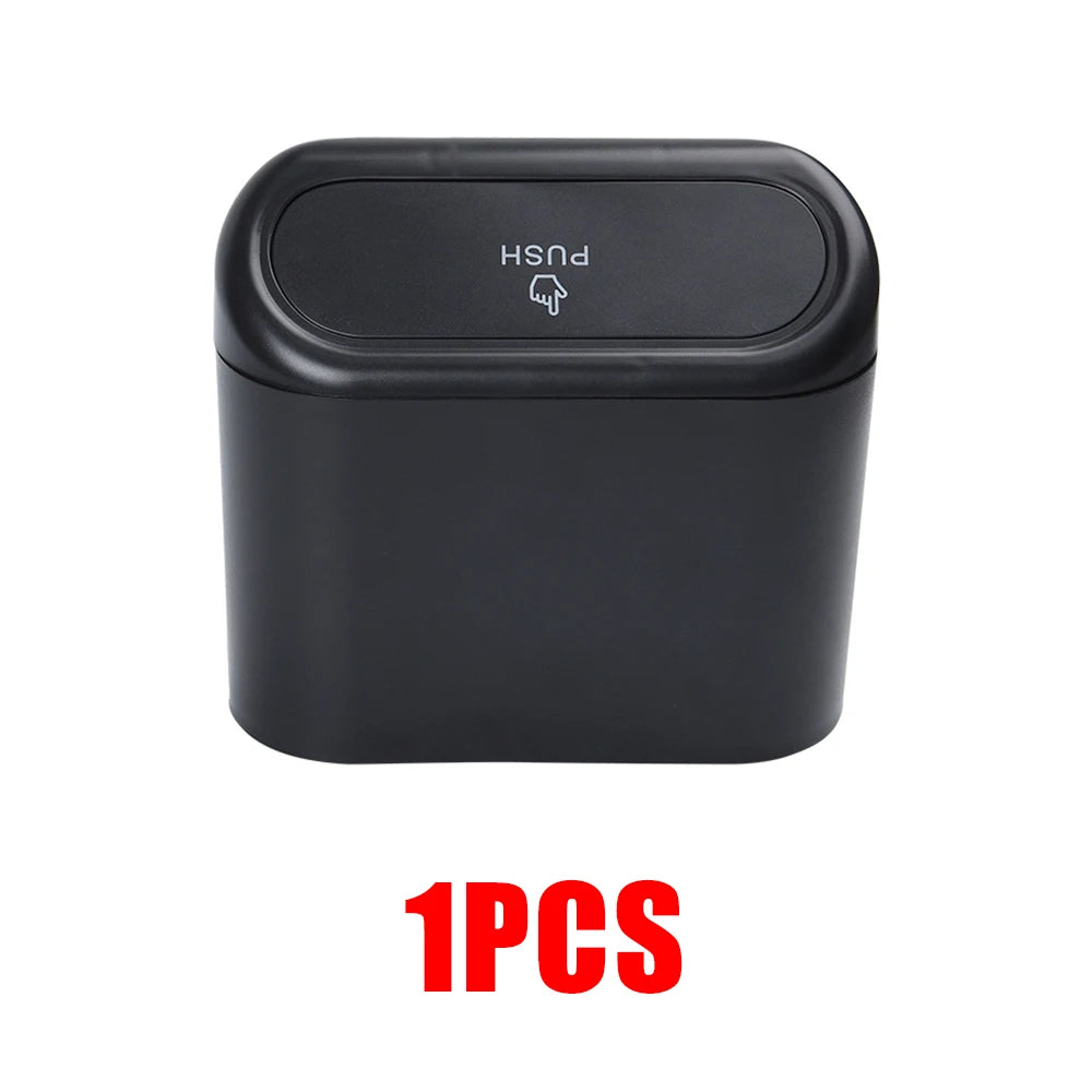 Car Trash Can With Lid | Leak-Proof Mini Car Organizer for Auto Office Home alternate view