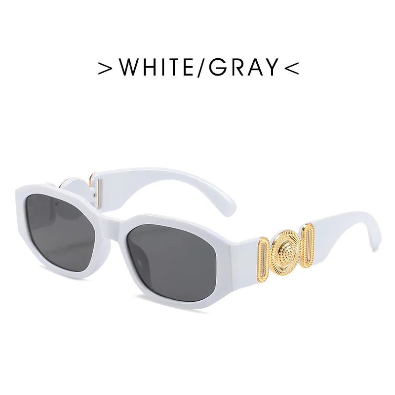 Vintage Square Luxury Small Frame Sunglasses Men Women Rectangle Brand Design Fashion Square Sun Glasses Shades Vintage Glasses